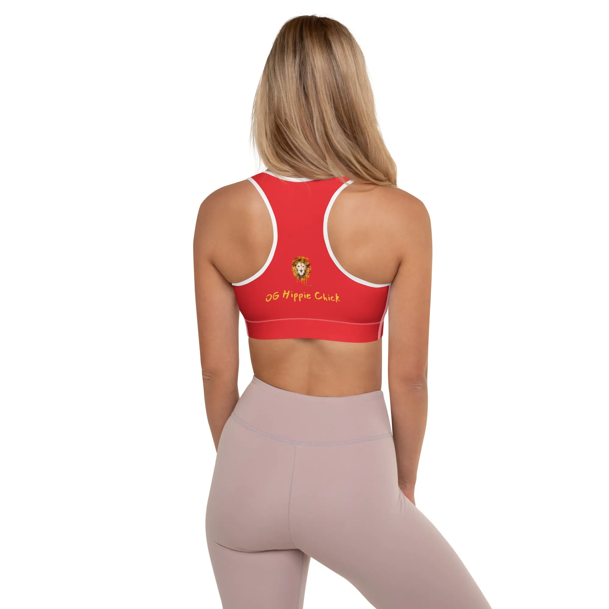 Red Sports Bra