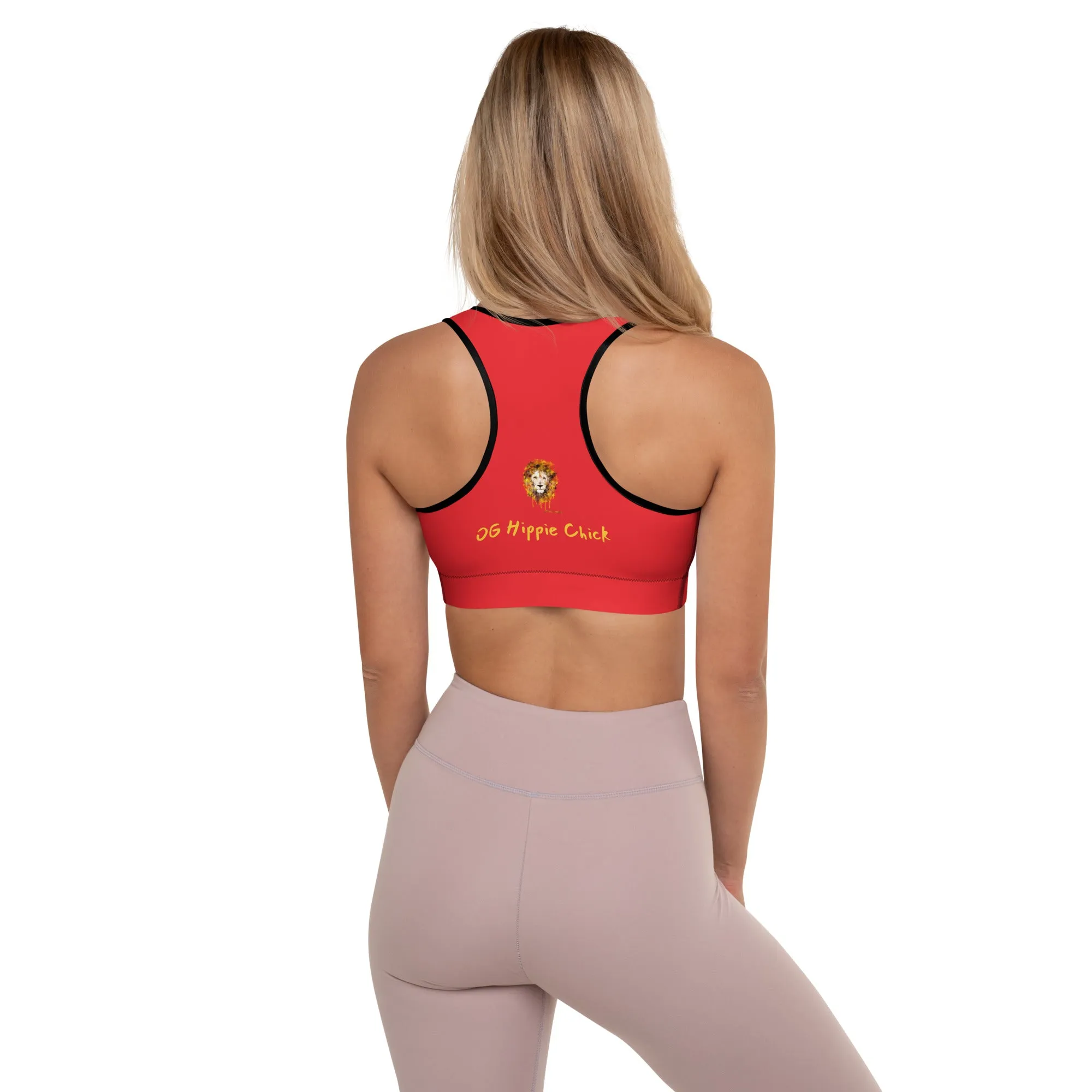 Red Sports Bra
