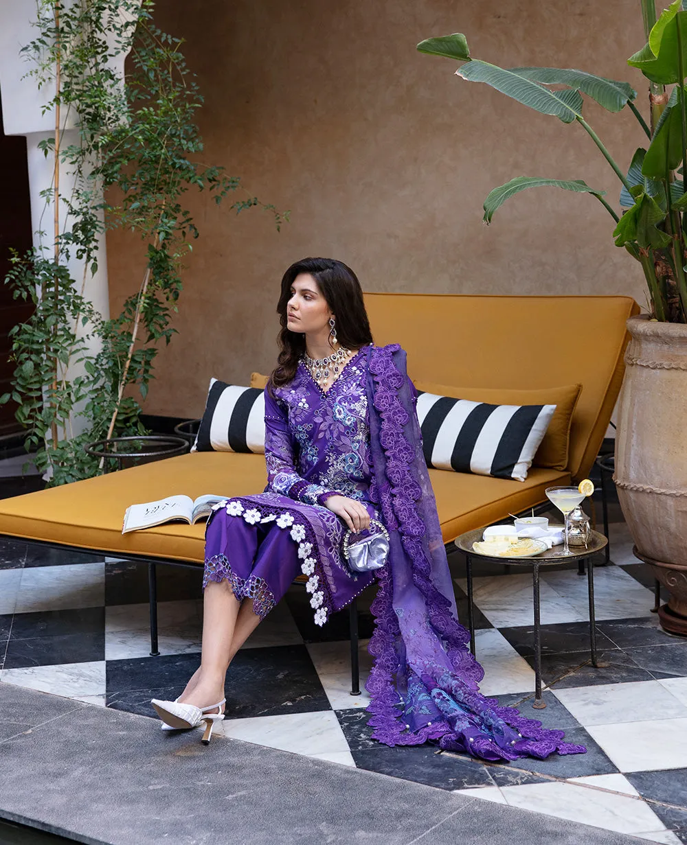 Republic Womenswear | Amaani - Eid Luxury Lawn 2023 | D7-B- LINARIA