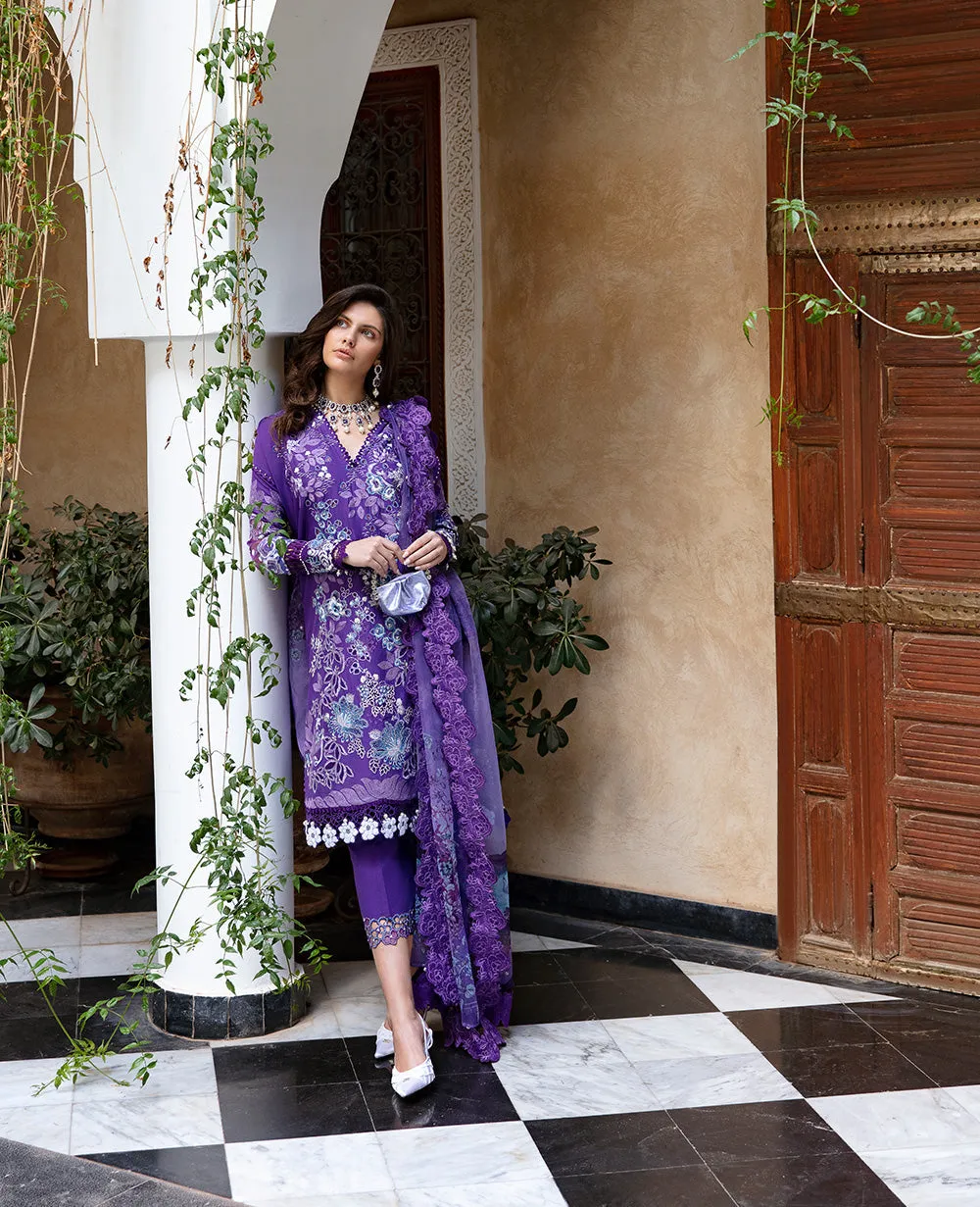 Republic Womenswear | Amaani - Eid Luxury Lawn 2023 | D7-B- LINARIA