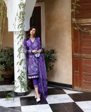 Republic Womenswear | Amaani - Eid Luxury Lawn 2023 | D7-B- LINARIA