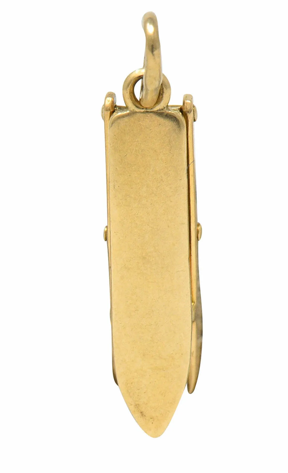 Retro 14 Karat Gold Collapsible Ironing Board Charm