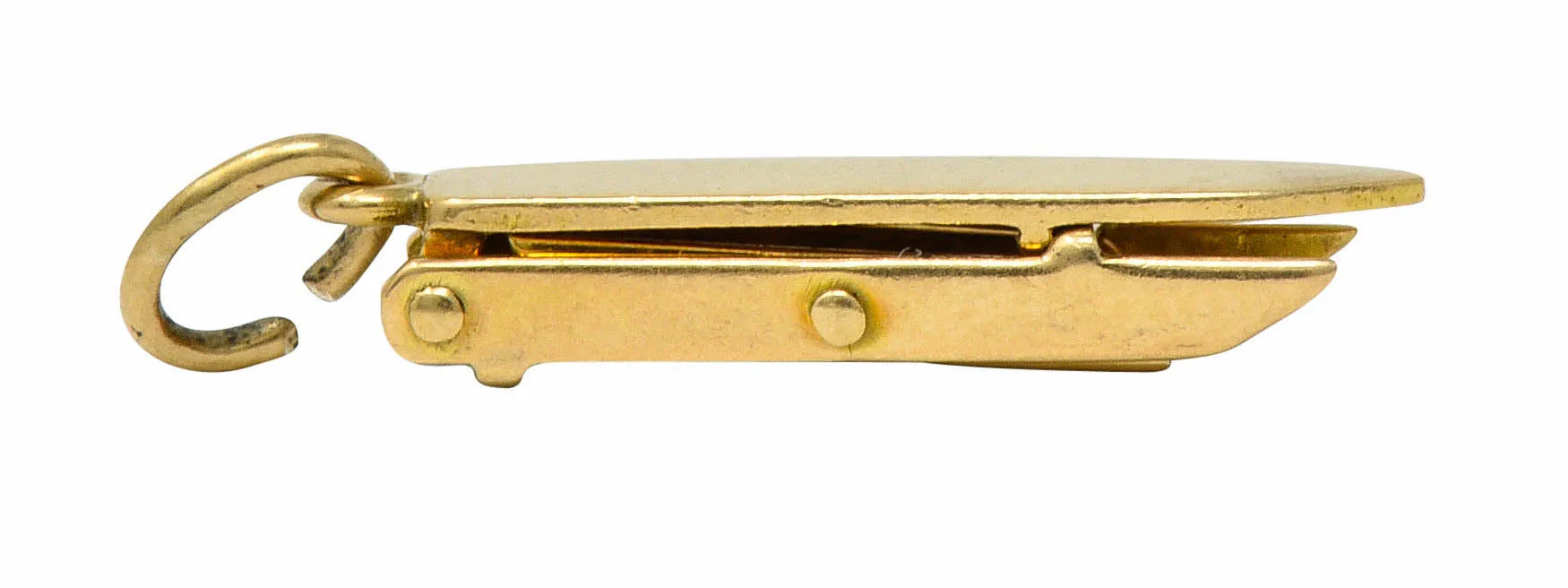Retro 14 Karat Gold Collapsible Ironing Board Charm