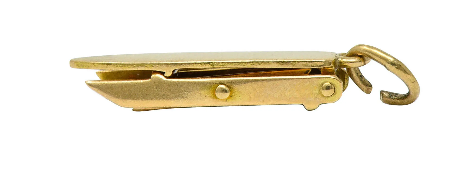 Retro 14 Karat Gold Collapsible Ironing Board Charm