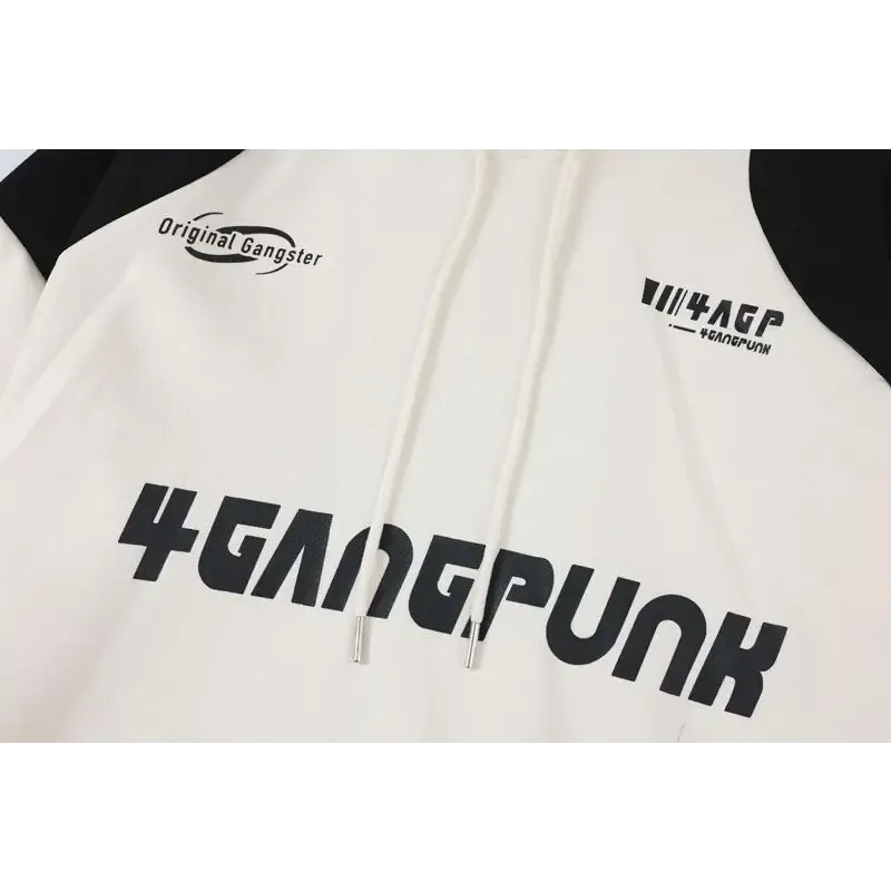 Retro Sports Hoodie - Must-Have Item for Avant-Garde Fashion