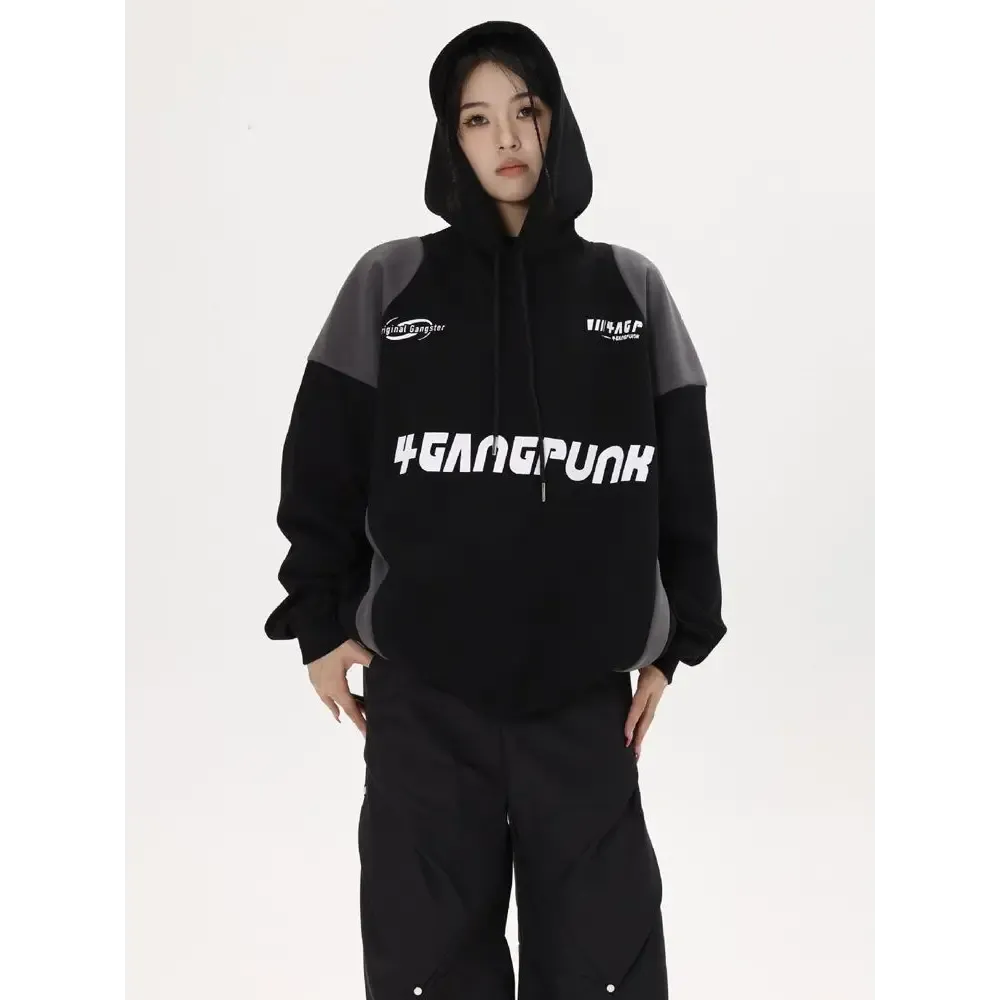 Retro Sports Hoodie - Must-Have Item for Avant-Garde Fashion