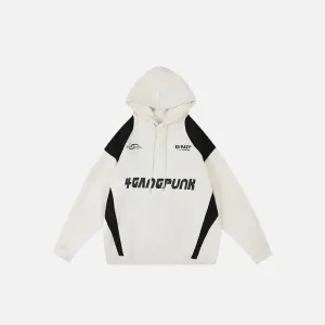 Retro Sports Hoodie - Must-Have Item for Avant-Garde Fashion