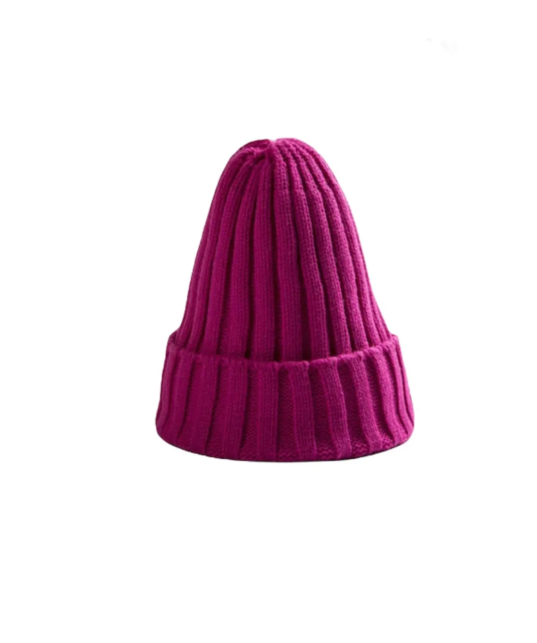 Ribbed Beanie Hat Acanalado Lana Gorro Tejido Bonete Hipsters Skaters Hip Hop Moda