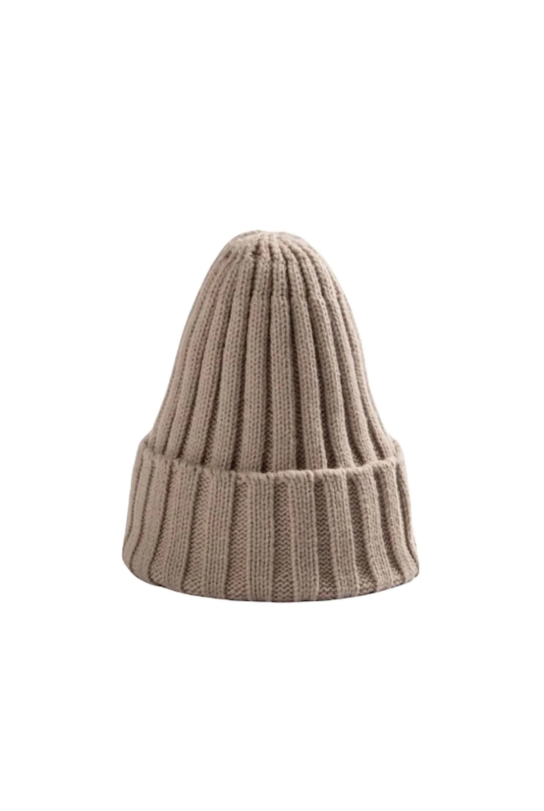 Ribbed Beanie Hat Acanalado Lana Gorro Tejido Bonete Hipsters Skaters Hip Hop Moda