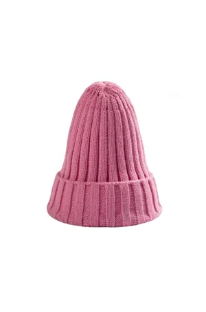 Ribbed Beanie Hat Acanalado Lana Gorro Tejido Bonete Hipsters Skaters Hip Hop Moda