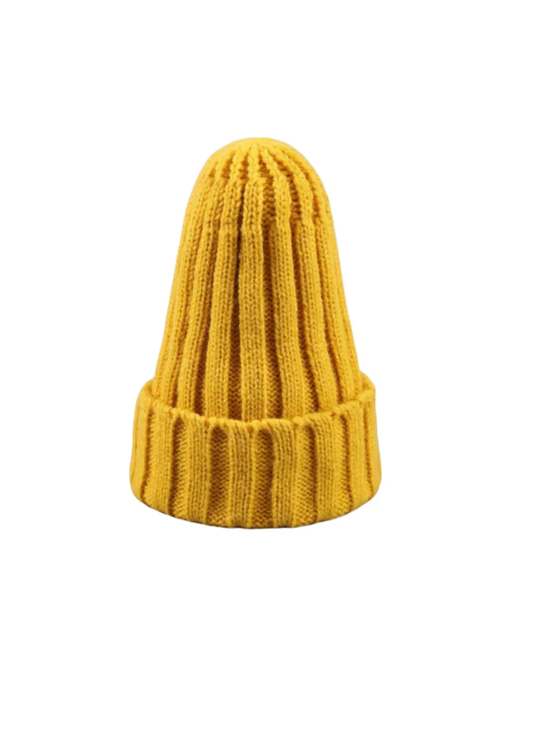 Ribbed Beanie Hat Acanalado Lana Gorro Tejido Bonete Hipsters Skaters Hip Hop Moda