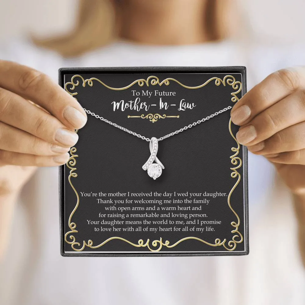 Ribbon with Cubic Zirconia - Mother of the Bride - ABNMIL0010