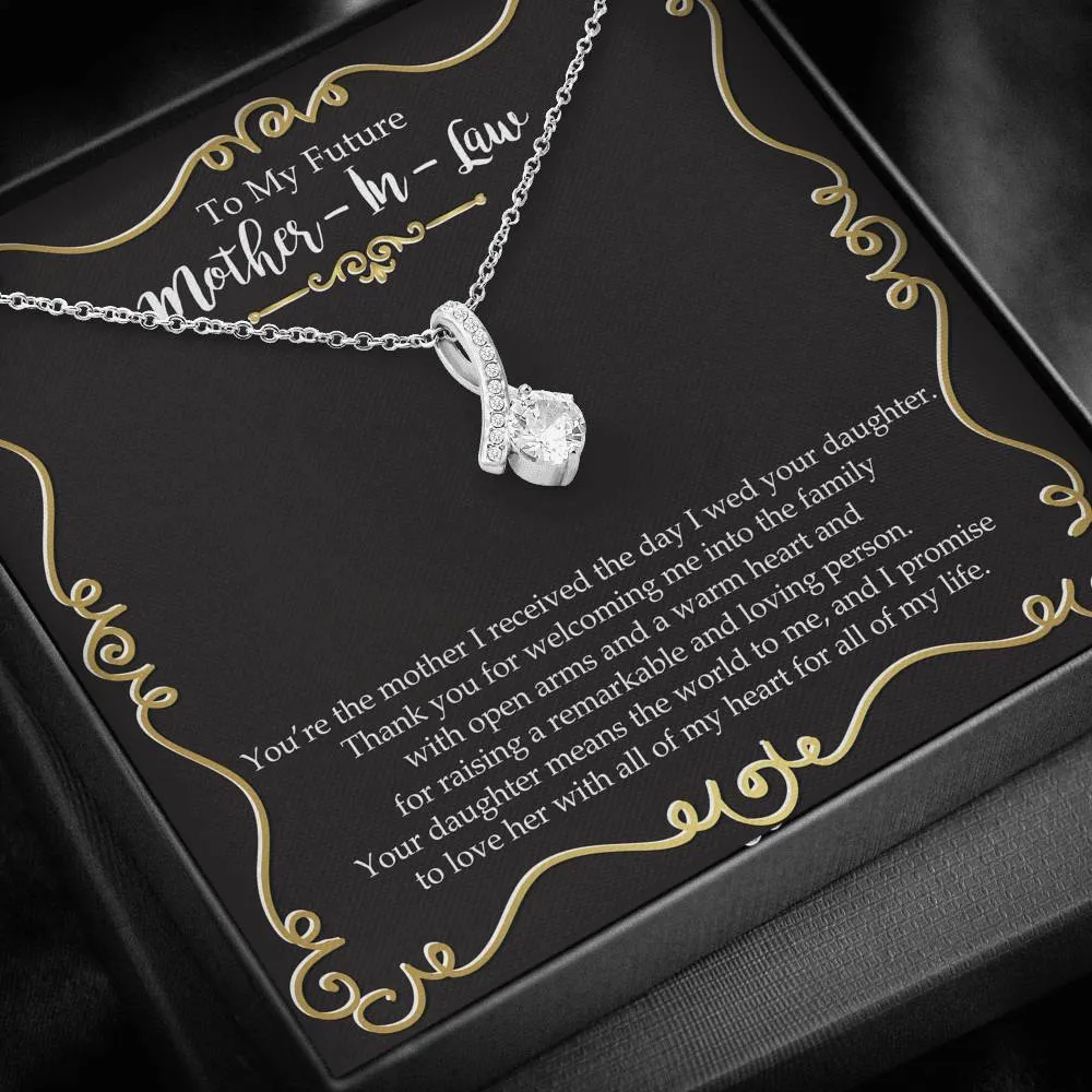 Ribbon with Cubic Zirconia - Mother of the Bride - ABNMIL0010