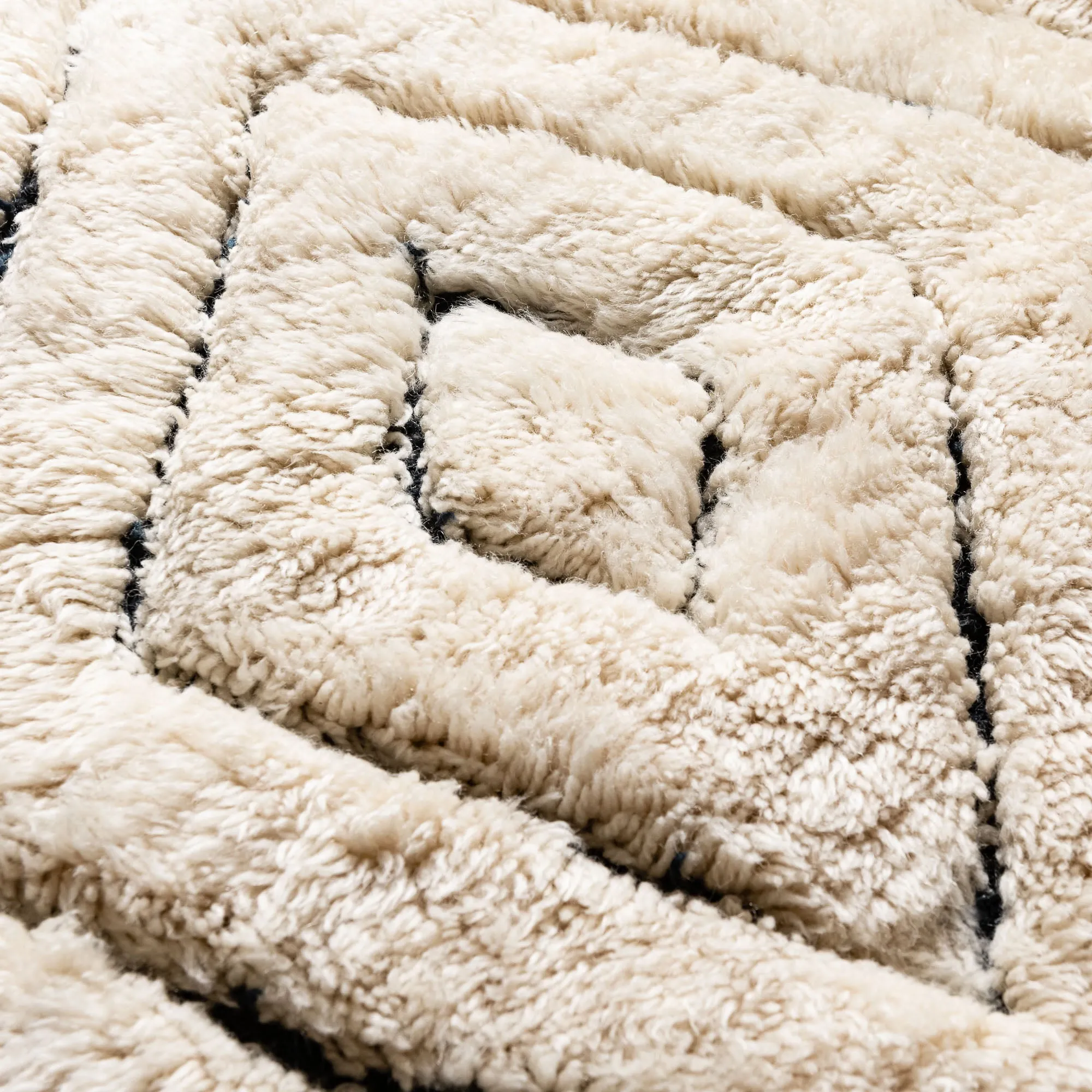 Ripples - Luxury Shag Moroccan Rug