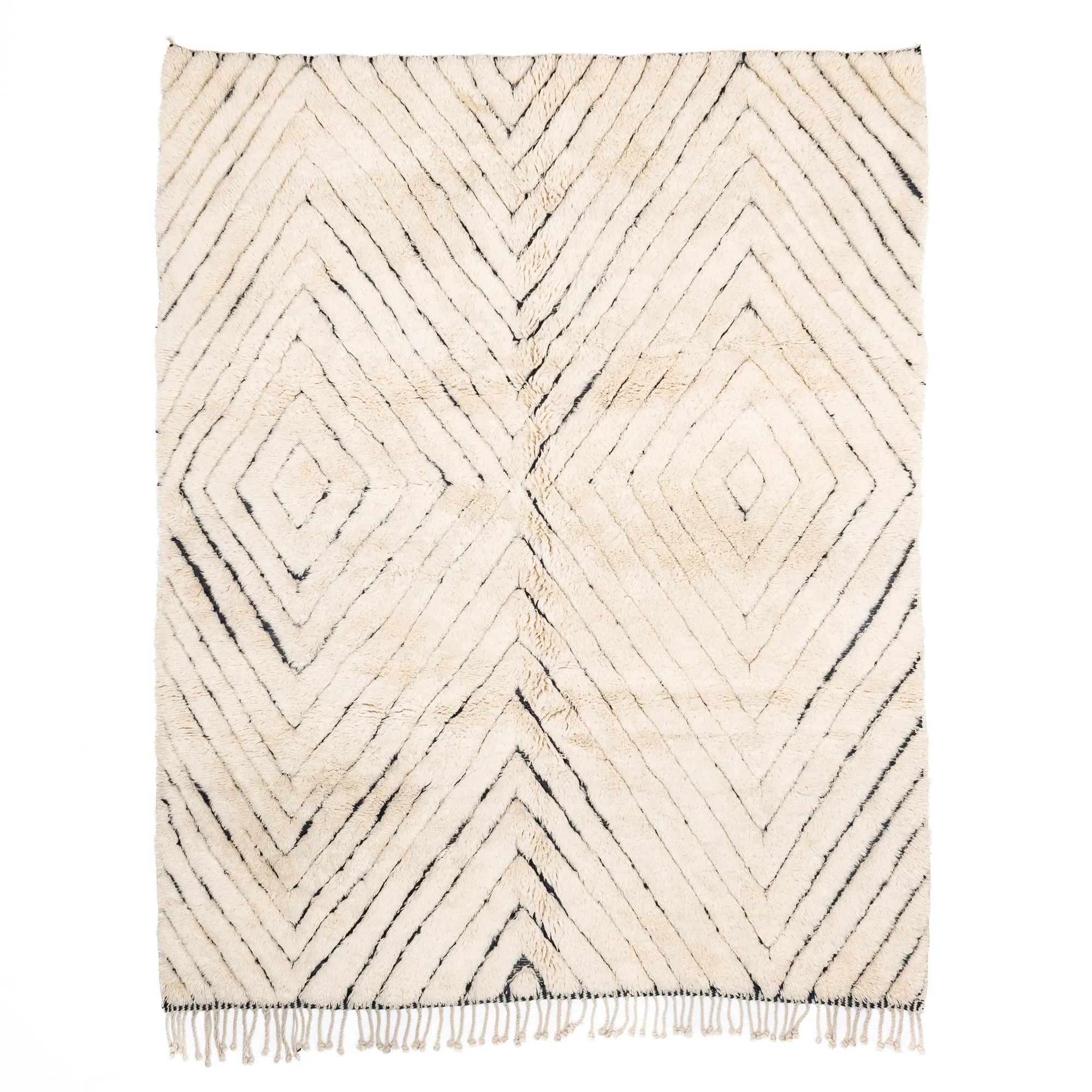 Ripples - Luxury Shag Moroccan Rug