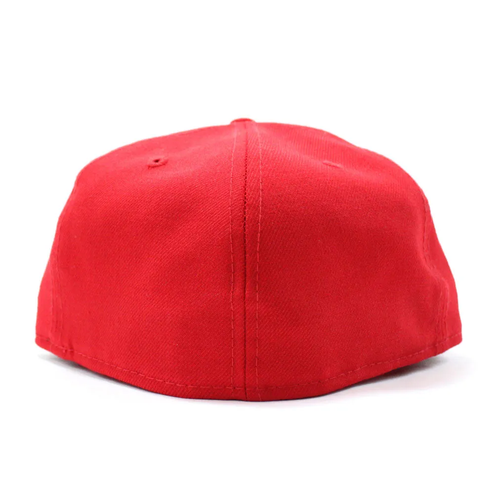 ROOSTER New Era 59Fifty Fitted Hat (Red Gray Under Brim)
