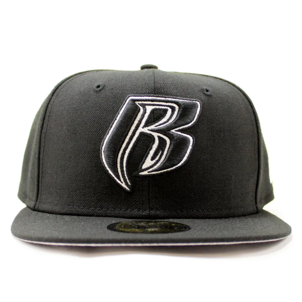 Ruff Ryders New Era 59Fifty Fitted Hat (Black Gray Under Brim)