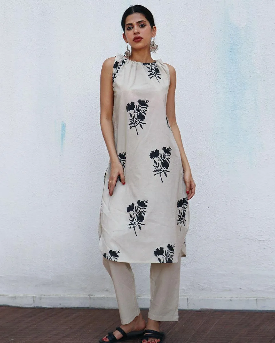 Rumi Blockprinted Cotton Kurta Set - NOMAD