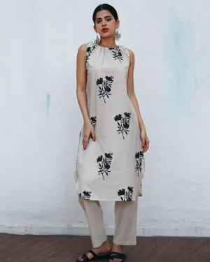 Rumi Blockprinted Cotton Kurta Set - NOMAD