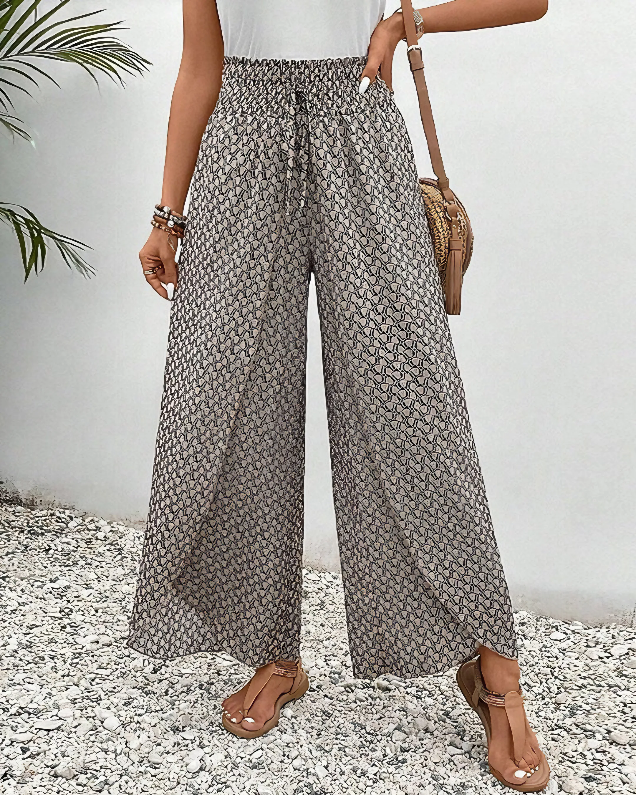 Sadie - Casual Wide Trousers