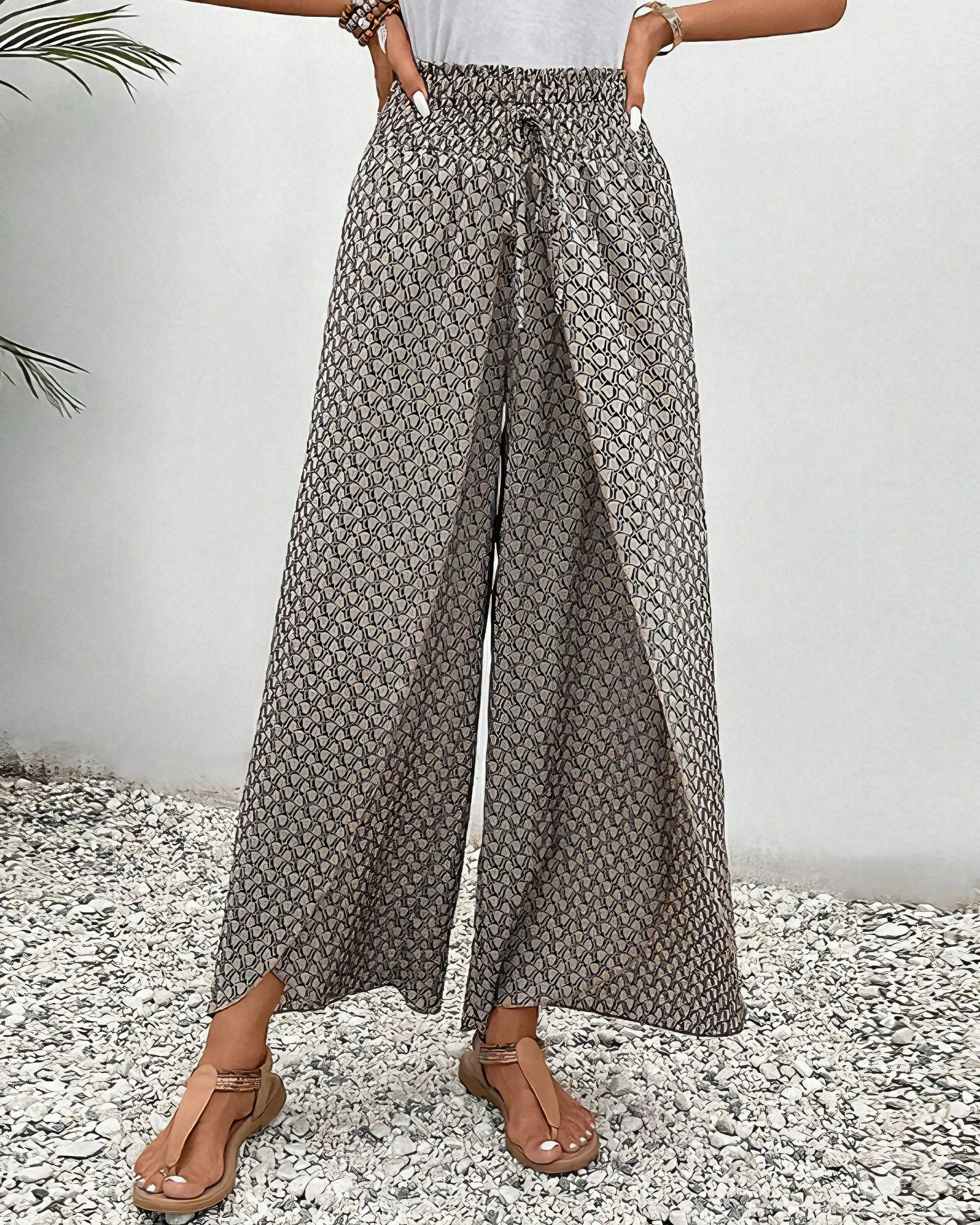Sadie - Casual Wide Trousers