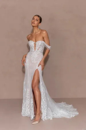 SAMPLE SALE: Evie Young, Ebony Gown