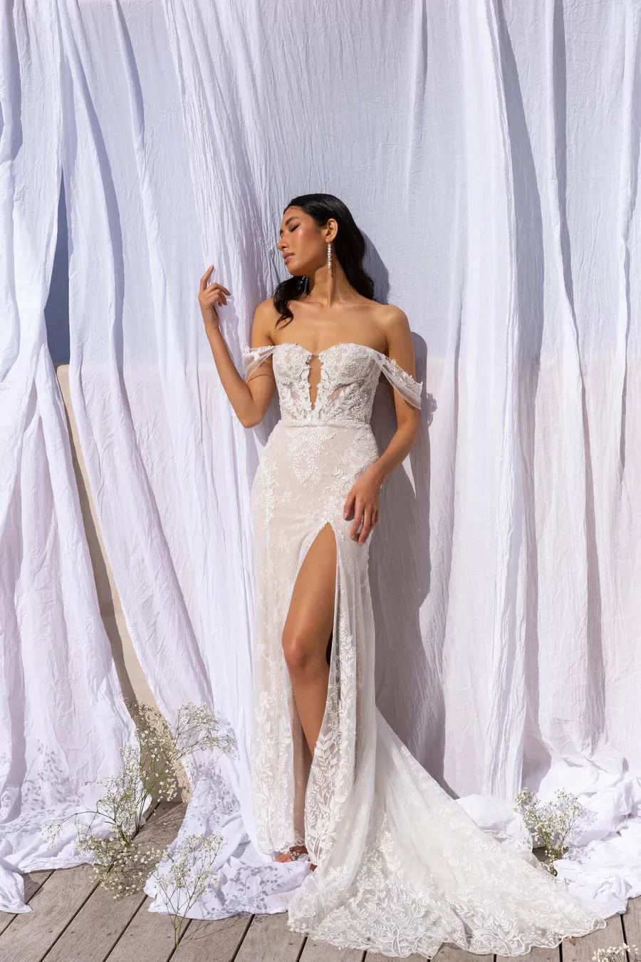 SAMPLE SALE: Evie Young, Ebony Gown