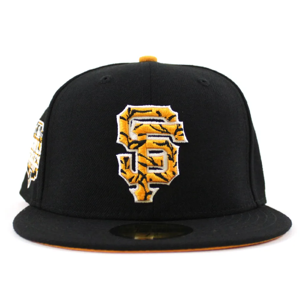 San Francisco Giants TIGERFILL  New Era 59Fifty Fitted Hat (Black Orange Under Brim)