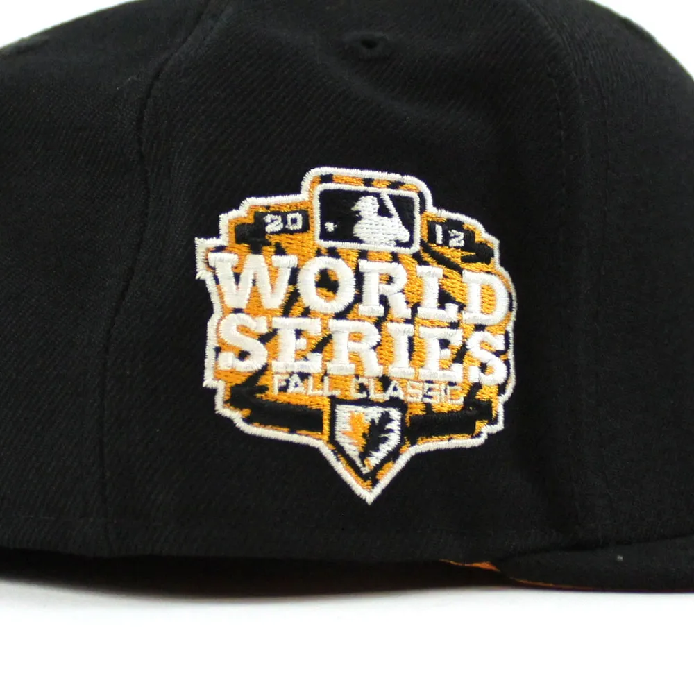 San Francisco Giants TIGERFILL  New Era 59Fifty Fitted Hat (Black Orange Under Brim)