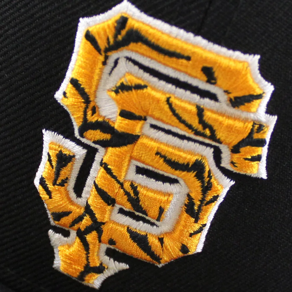 San Francisco Giants TIGERFILL  New Era 59Fifty Fitted Hat (Black Orange Under Brim)