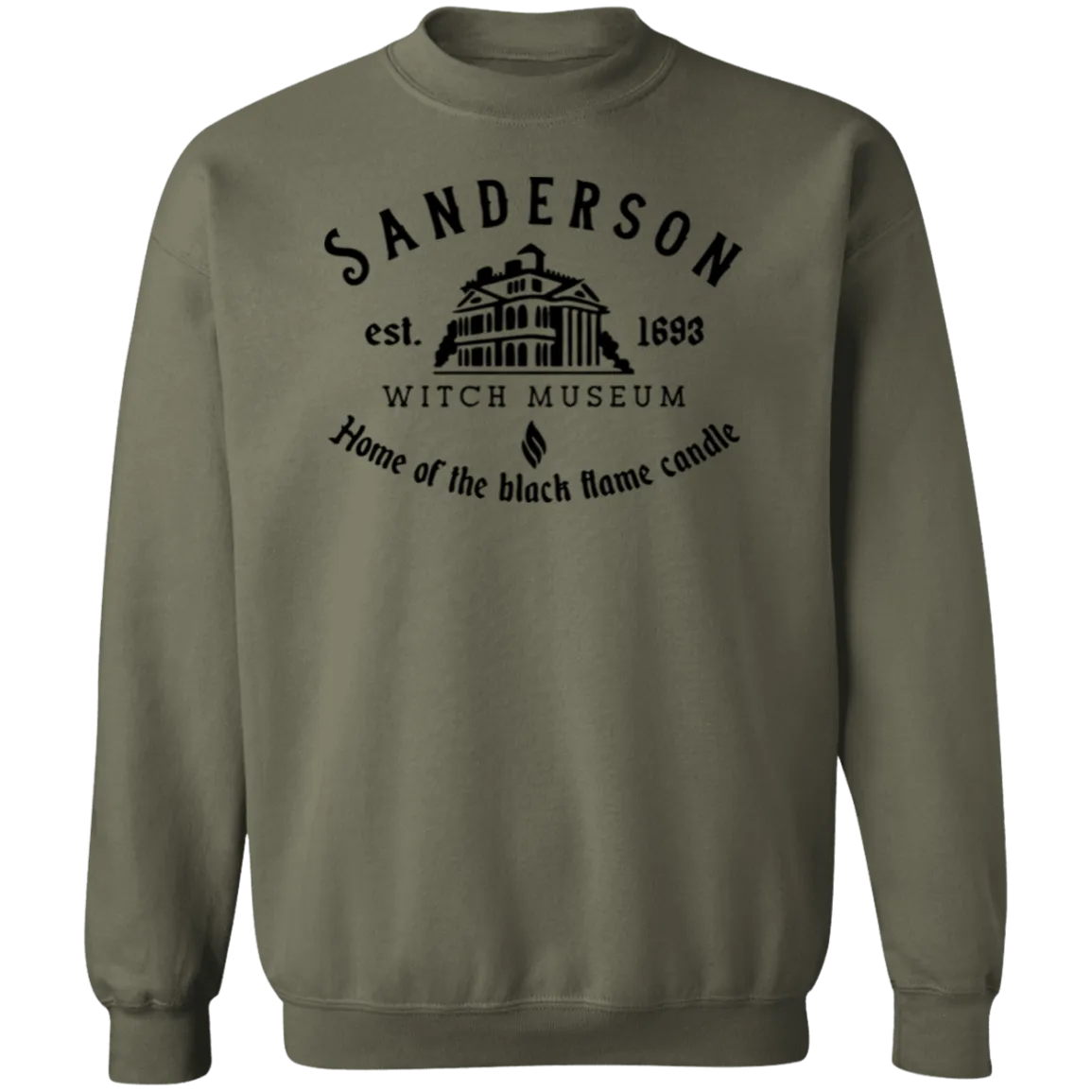 Sanderson Museum Hocus Pocus Crewneck Sweatshirt – Witchy Halloween Gildan Pullover