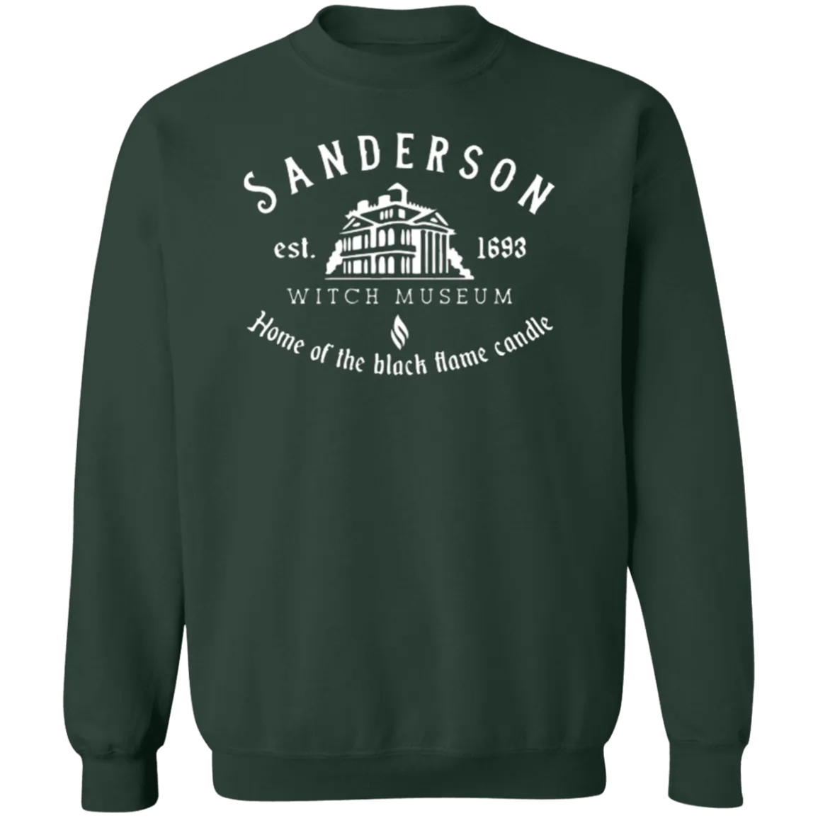 Sanderson Museum Hocus Pocus Crewneck Sweatshirt – Witchy Halloween Gildan Pullover