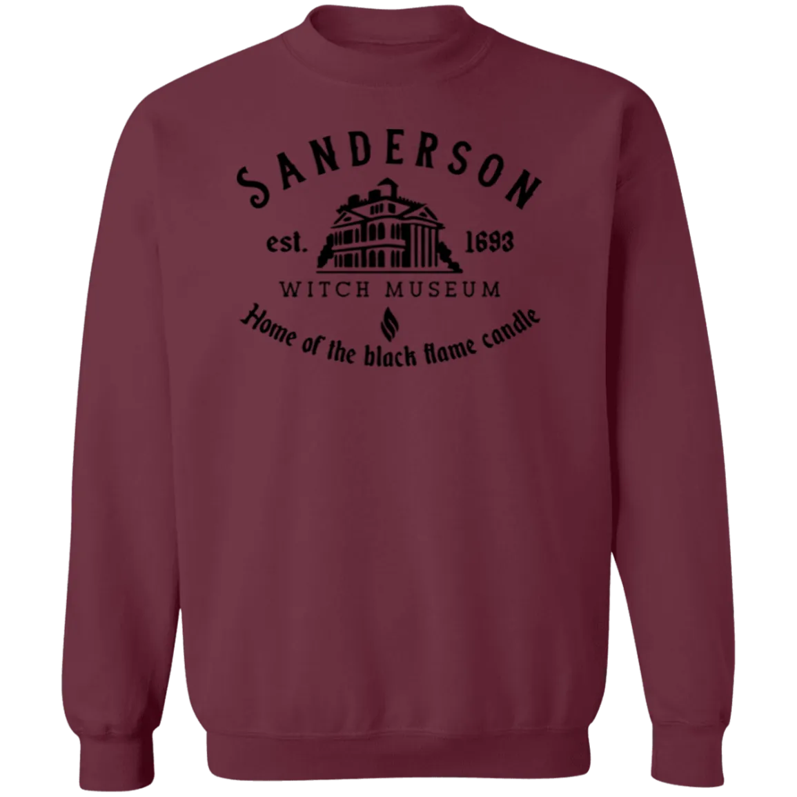 Sanderson Museum Hocus Pocus Crewneck Sweatshirt – Witchy Halloween Gildan Pullover