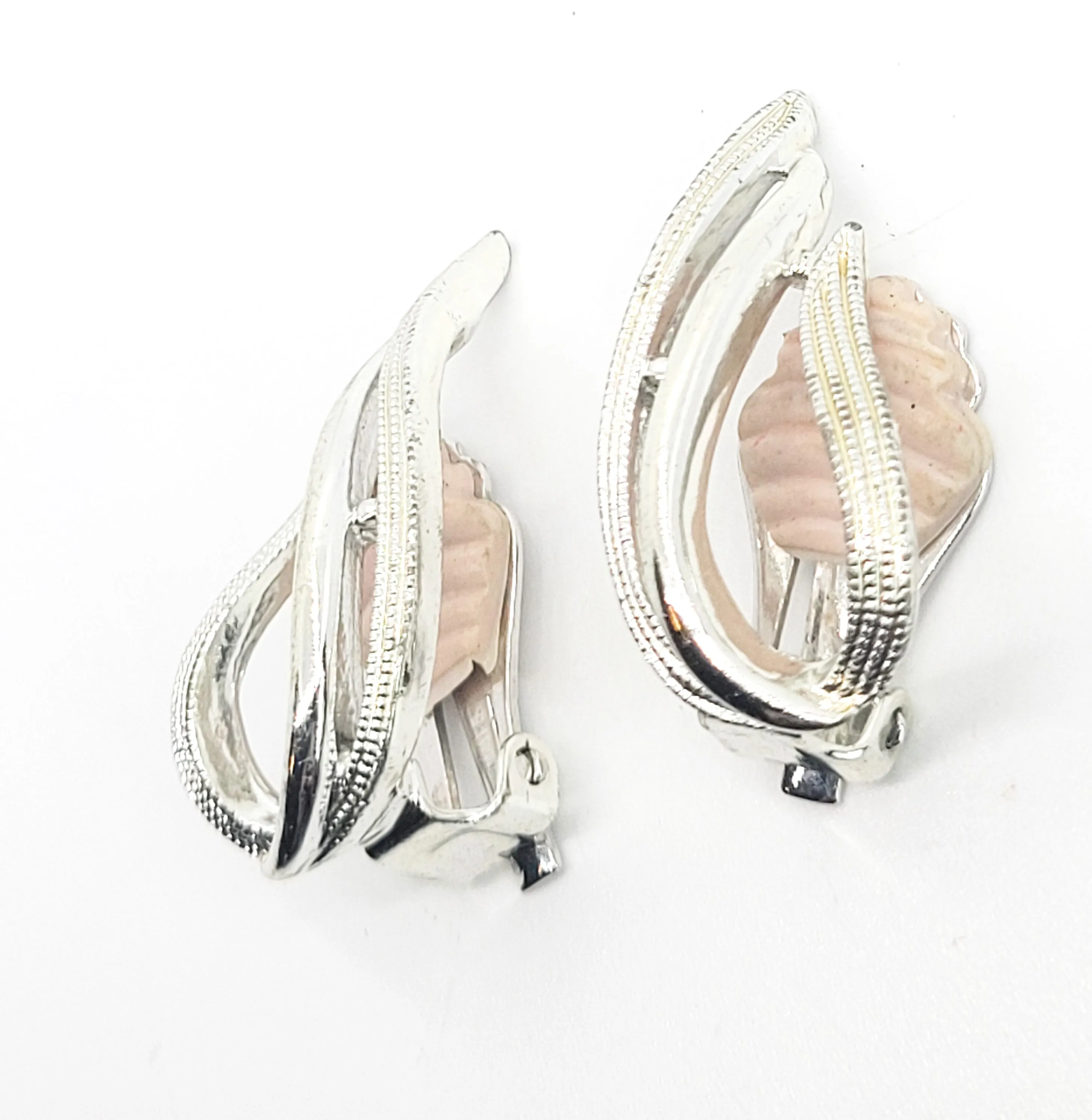 Sarah Coventry "Stunning" 1960's vintage silver toned clip on earrings