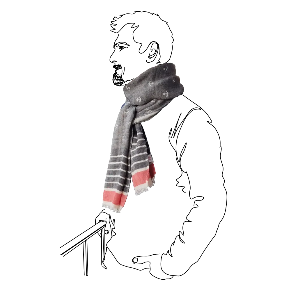 SAUZON Organic Cotton Scarf