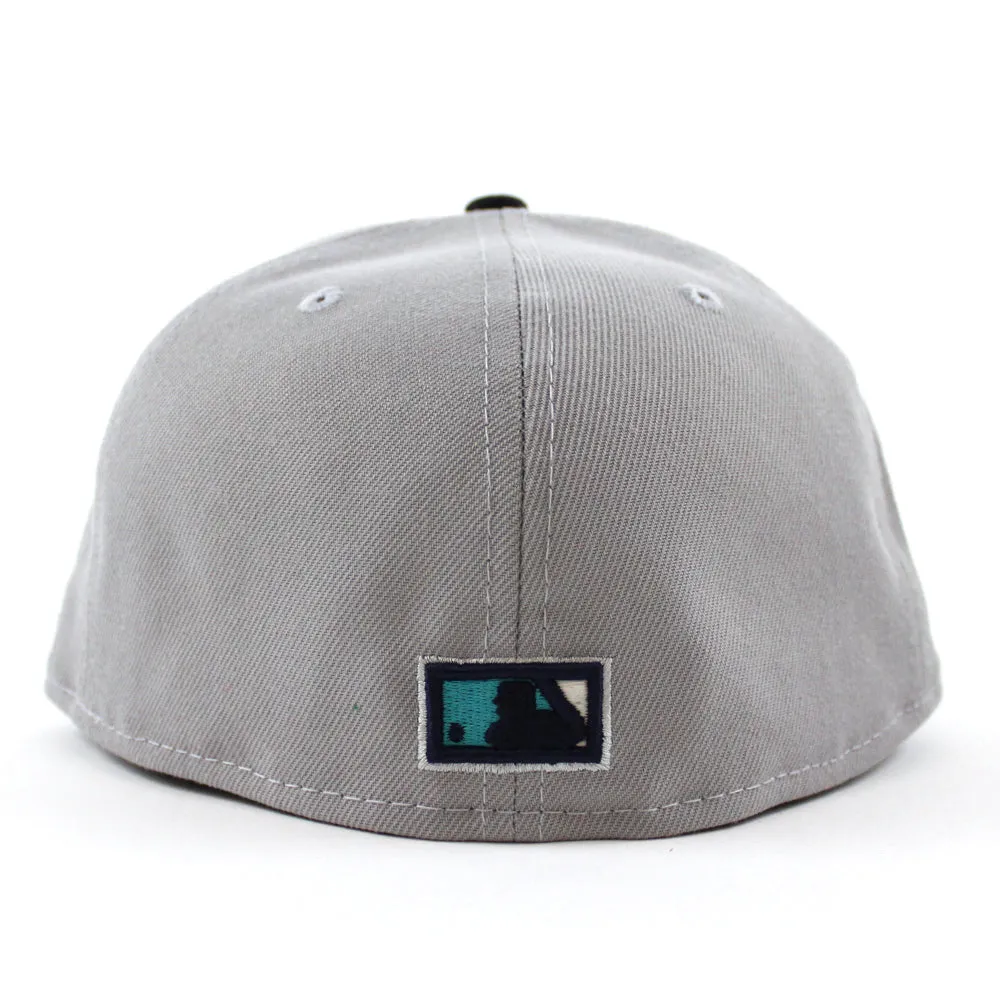 Seattle Mariners 40th Anniversary New Era 59Fifty Fitted Hat (GITD Gray Navy Teal Under Brim)