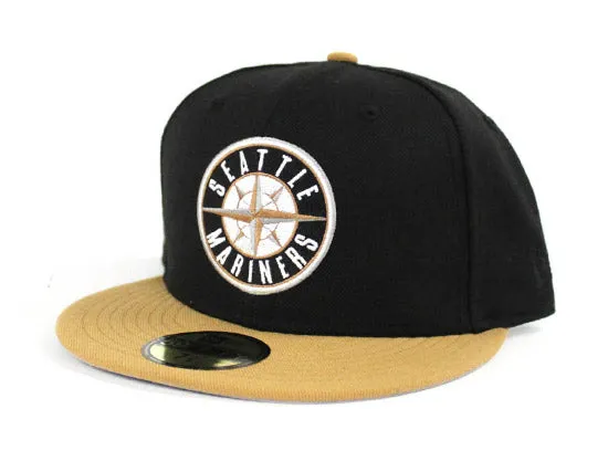 Seattle Mariners New Era 59Fifty Fitted Hat (Air Jordan XIII Low Chutney Gray Under Brim)