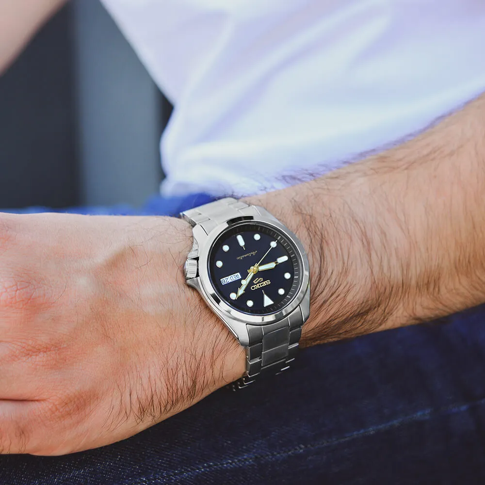 Seiko 5 Sports Automatic 100 m Black Dial Watch | SRPE57K1