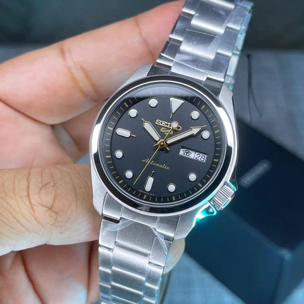 Seiko 5 Sports Automatic 100 m Black Dial Watch | SRPE57K1