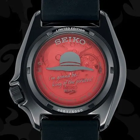 Seiko 5 Sports Street Style X ONE PIECE "Monkey D. Luffy" Automatic Limited Edition SRPH65K1