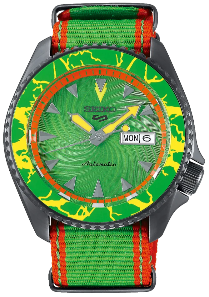 Seiko X Street Fighter V 5 Sports Mechanical Automatic Limited Edition "BLANKA" SRPF23