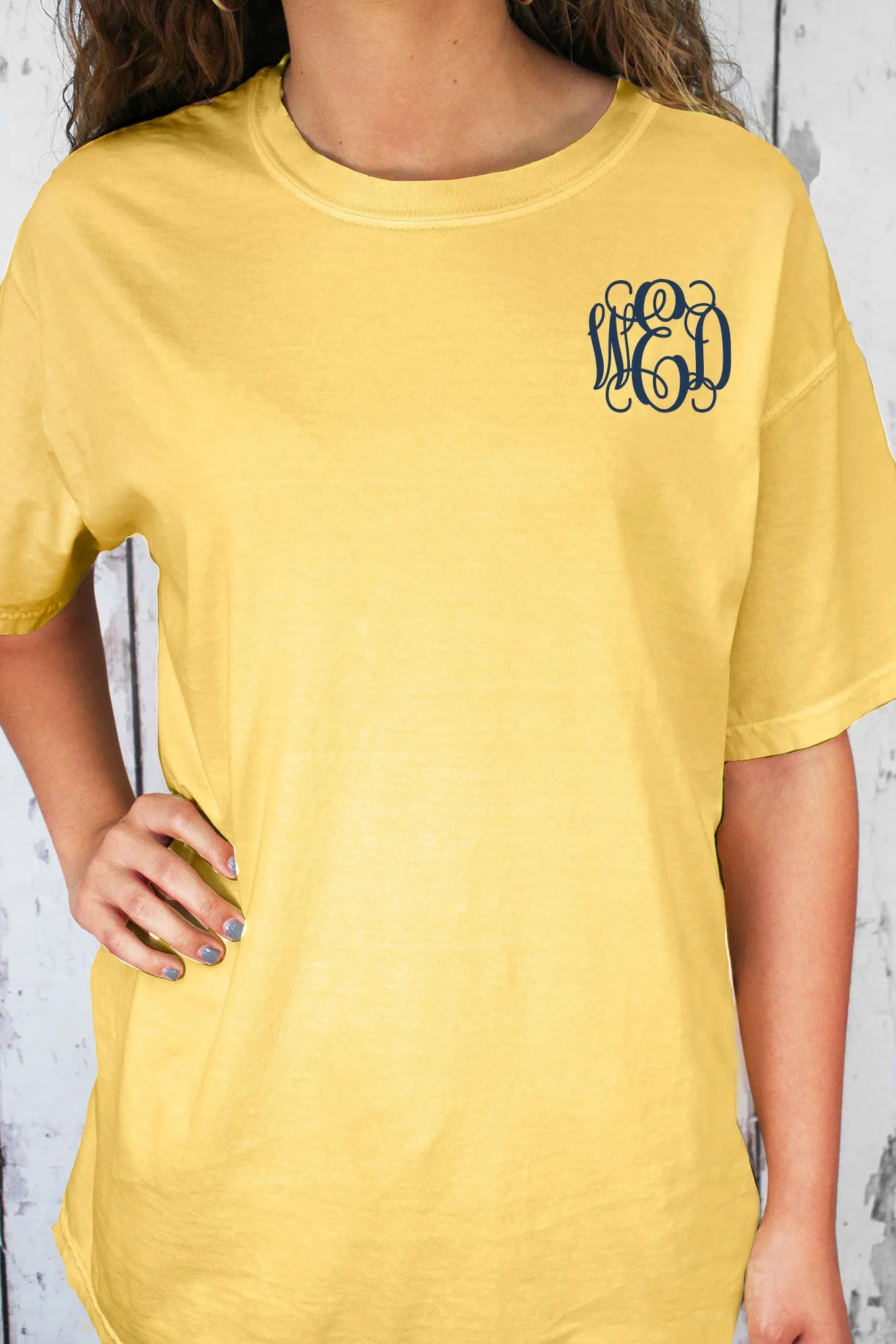 Shades of Green/Yellow Comfort Colors Adult Ring-Spun Cotton Tee *Personalize It