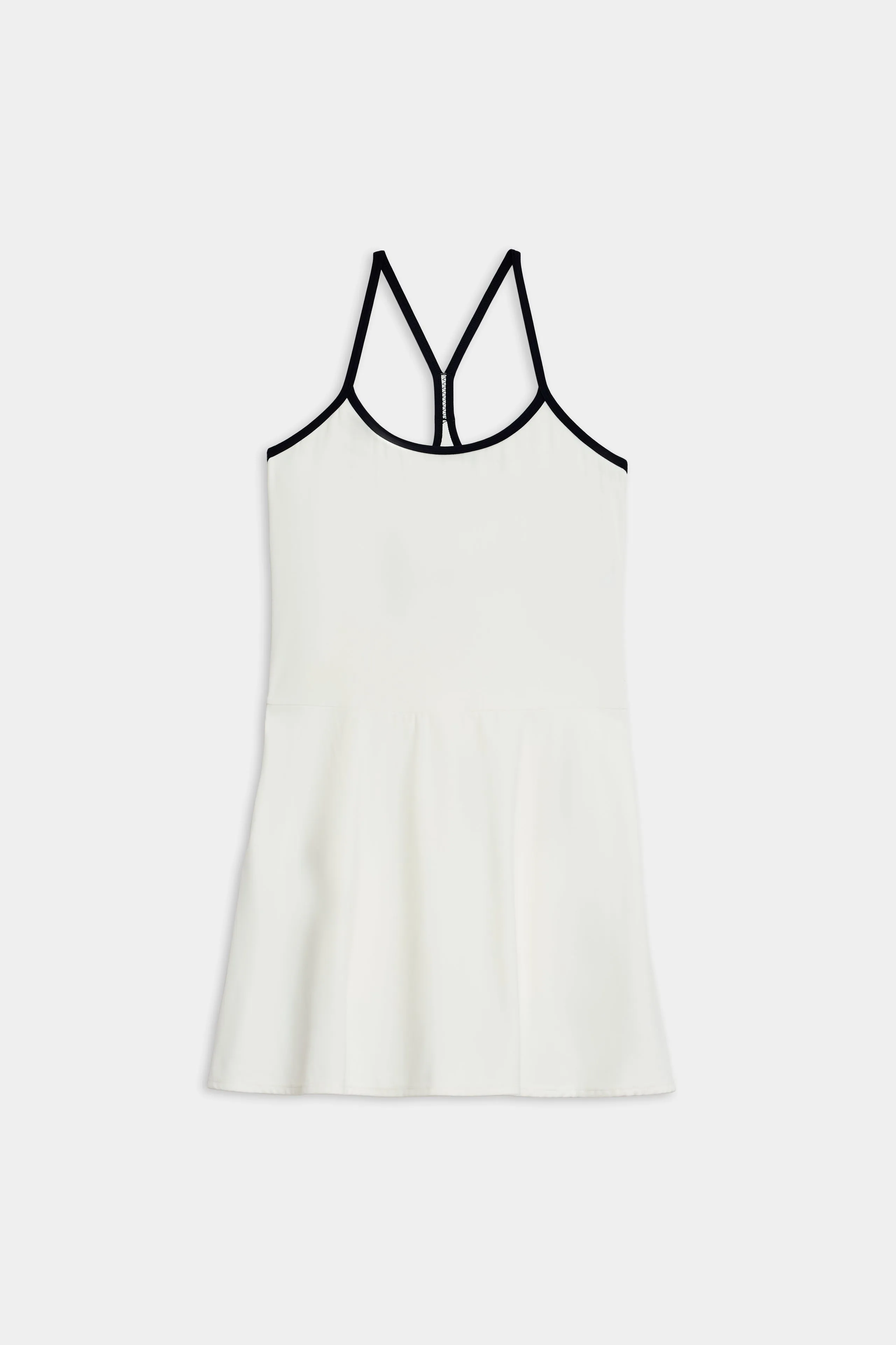 Simona Airweight Tank Dress - White/Indigo
