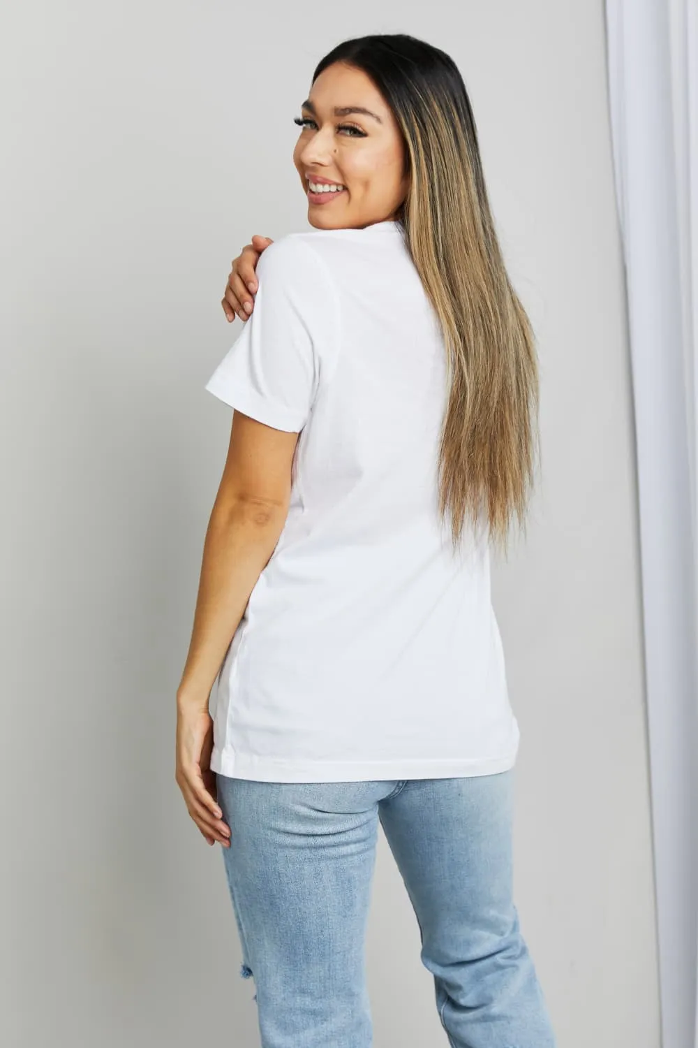 Simply Love Full Size ROCK & ROLL SOUL Graphic Cotton T-Shirt (2 Colors)