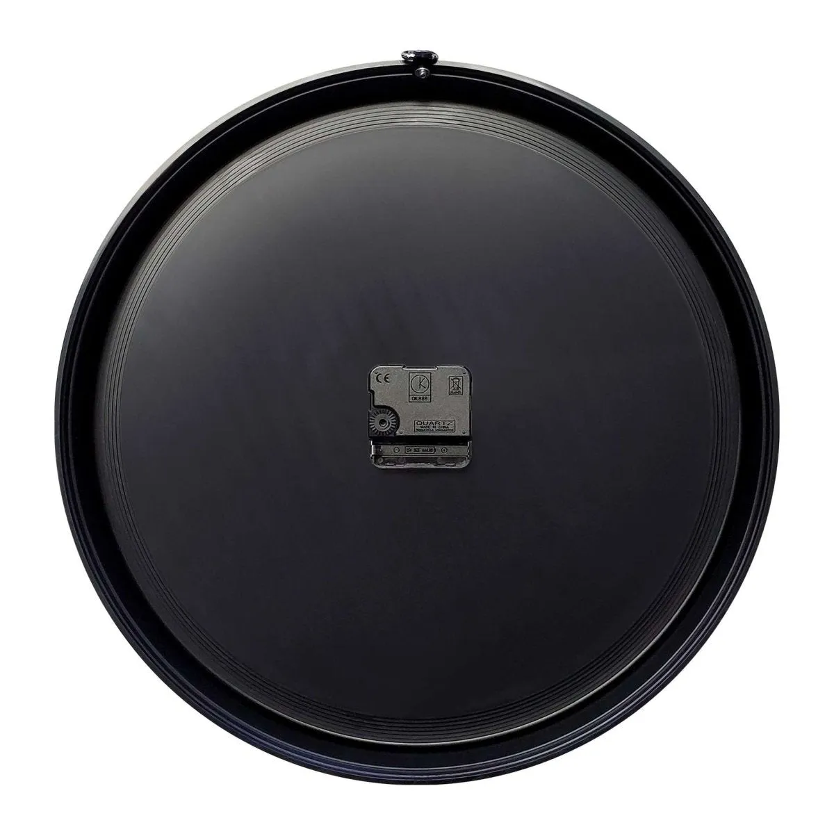 SMU Mustangs: Ribbed Frame Wall Clock