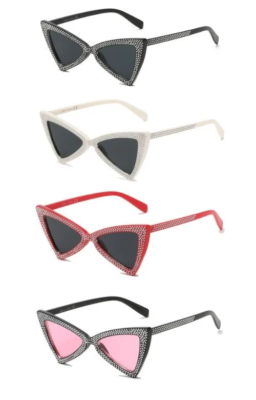 SoChic: Triangular Cat-Eye Sunglasses