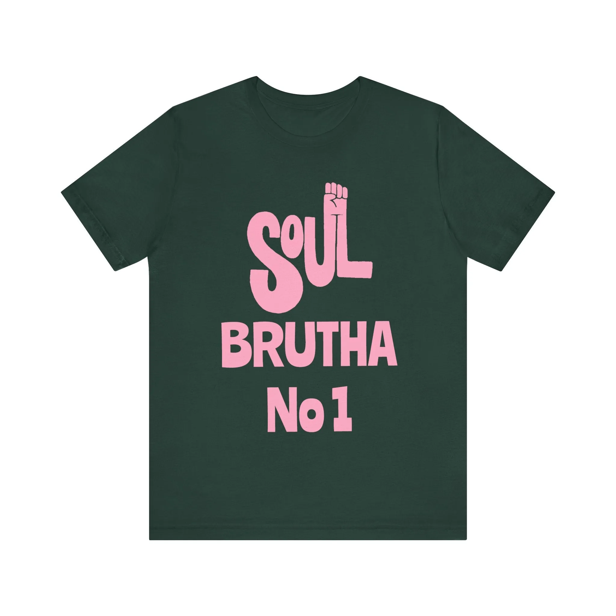 Soul Brutha No. 1 (Pink): Unisex Jersey Tee