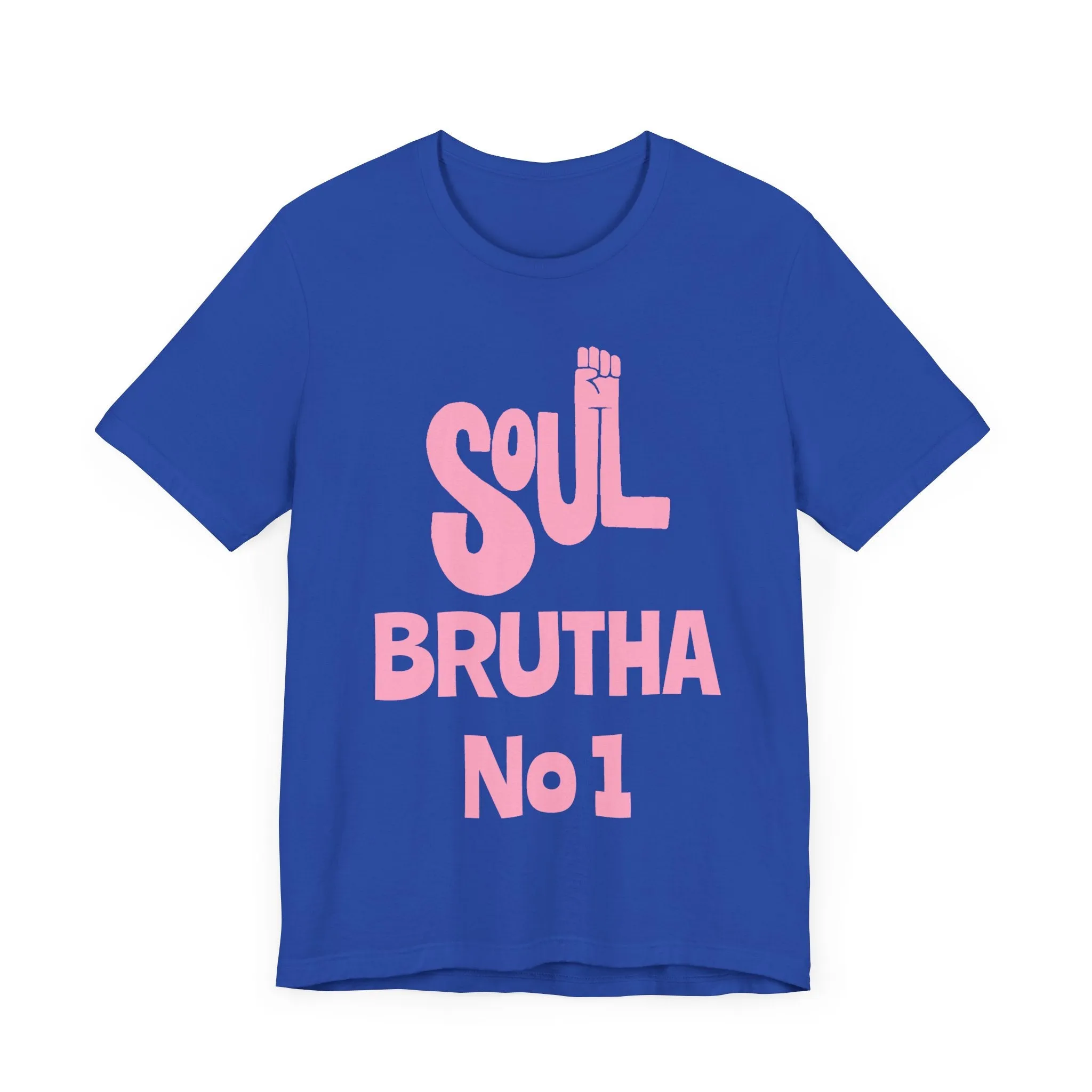 Soul Brutha No. 1 (Pink): Unisex Jersey Tee
