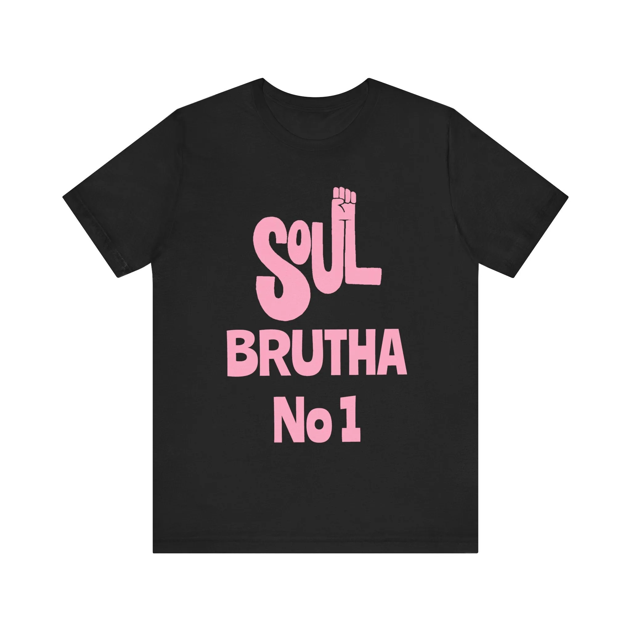 Soul Brutha No. 1 (Pink): Unisex Jersey Tee