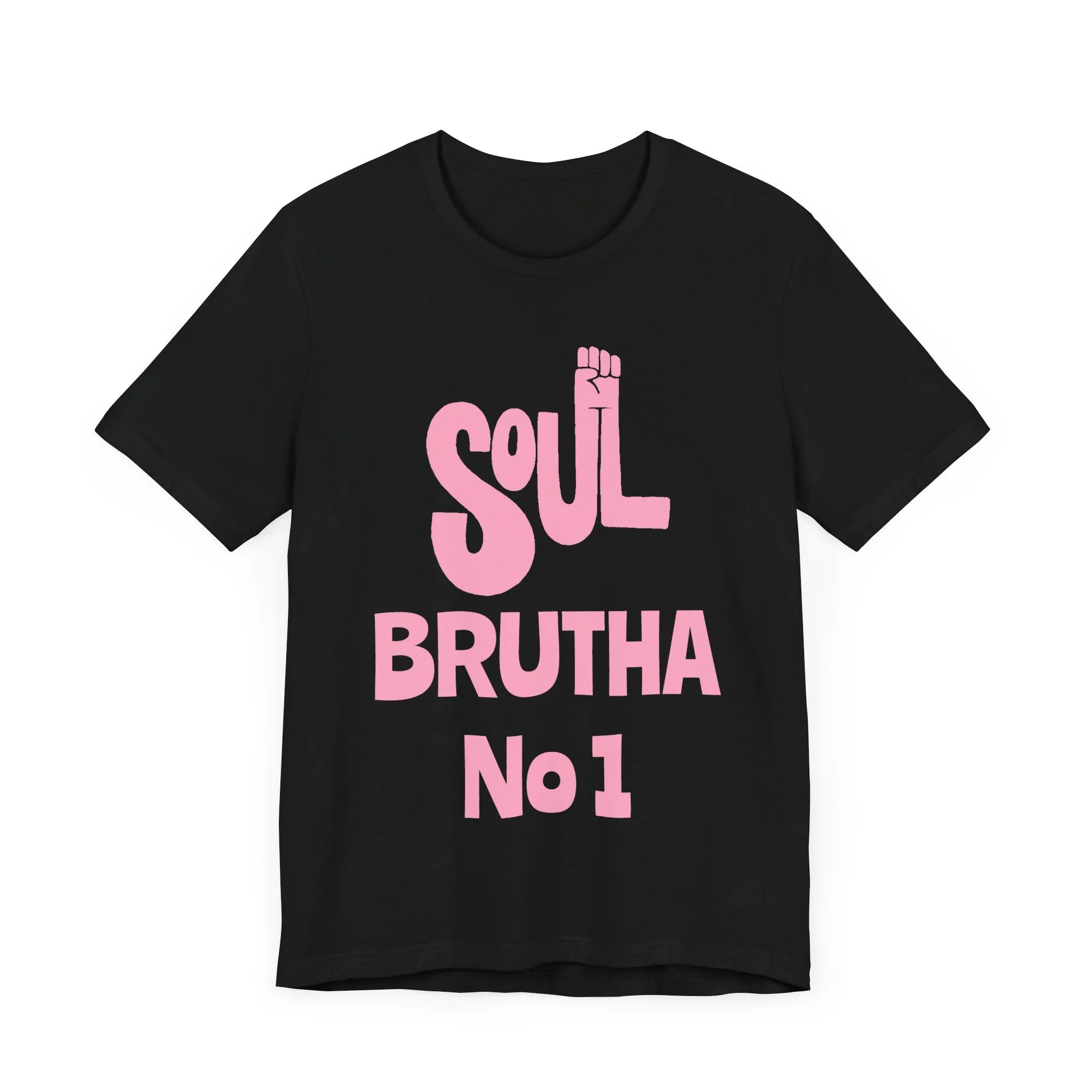 Soul Brutha No. 1 (Pink): Unisex Jersey Tee